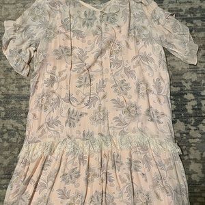 Gently Used Loft Size 12 Pink Paisley Dress